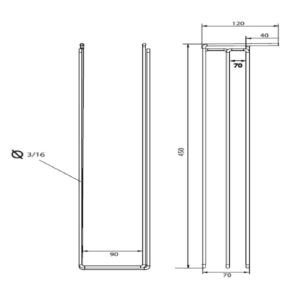 RESISTENCIA WHIRLPOOL ARB240/WRI48 - 101W (B312CORTA) - Image 1