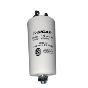 CAPACITOR SICAP 14 MF X 400 V. C/TORNILLO - Image 1