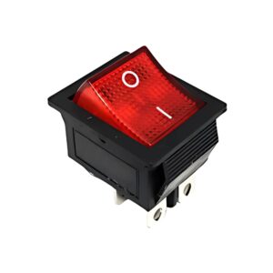 LLAVE ON/OFF 20A ROJO ELITECH - Image 1