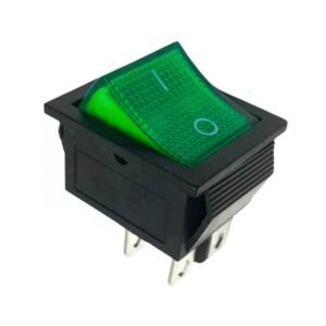 LLAVE ON/OFF 20A VERDE ELITECH - Image 1
